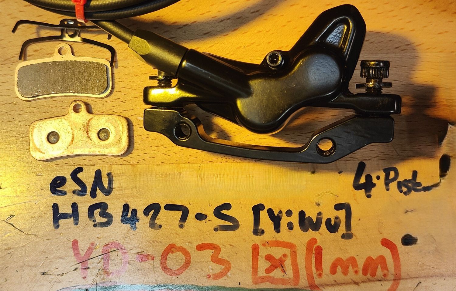 TurboBrake HB427-4S 4-Piston Brake Calliper