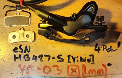 TurboBrake HB427-4S 4-Piston Brake Calliper