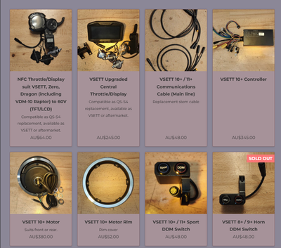VSETT Spares
