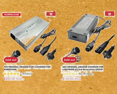 Charger suit Dragon Predator, Lightning V2 and Hurricane (Langfeite)