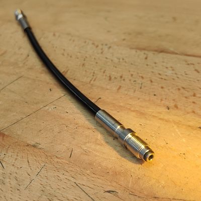 TurboBrake FlexiHose Fitted Hose (hydraulic brake line) TurboBrake FlexiHose Fitted Hose (hydraulic brake line)