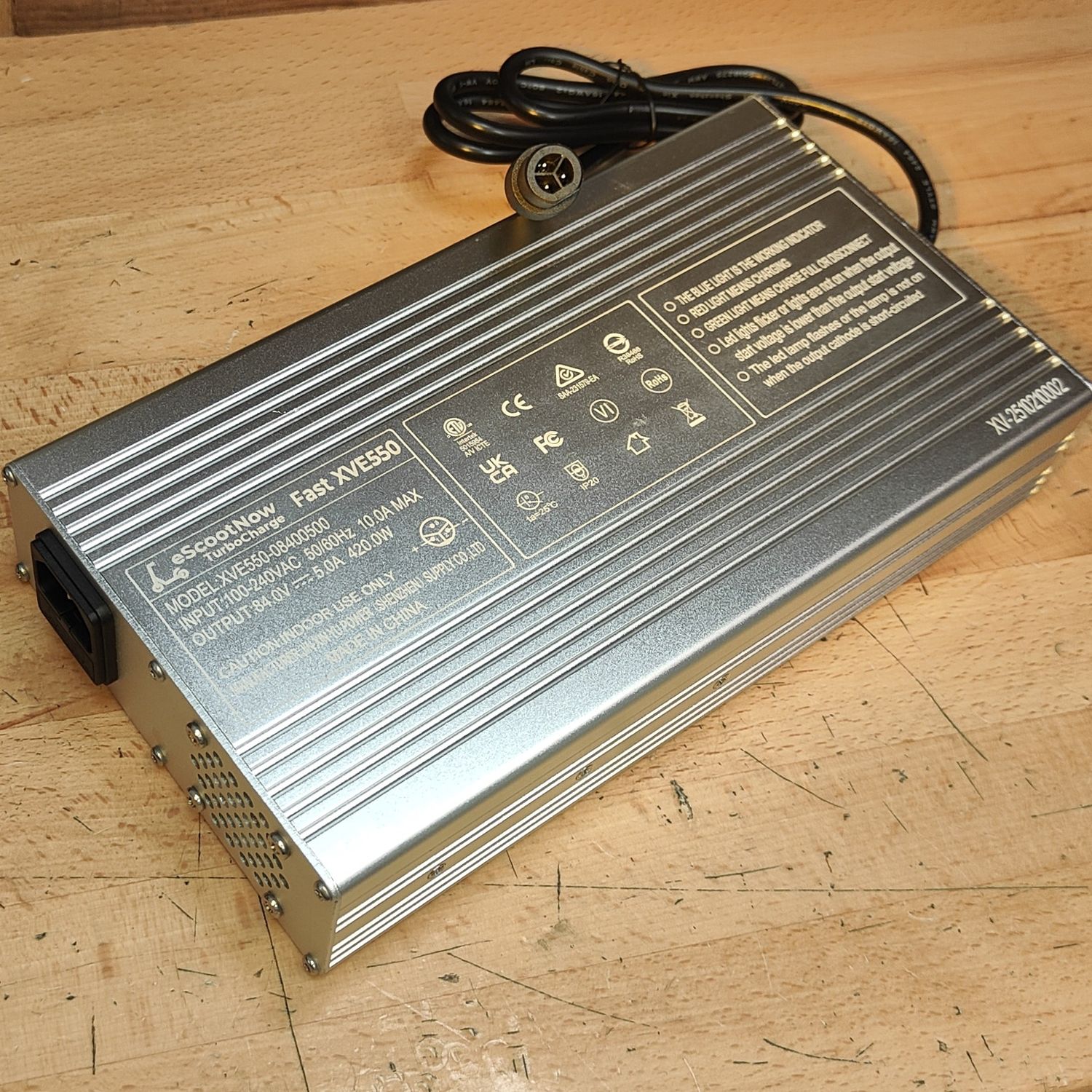 TurboCharge Fast Charger 84.0V for 72V LT-3M 5A (Kaabo) [XVE550]