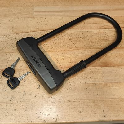 U-Lock with Key [ETOOK: ET110S | ET110L | ET600L]