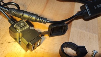 USB Dashboard Buck Converter for eScooter Handlebar, Wide Voltage 9-90v (discontinued)