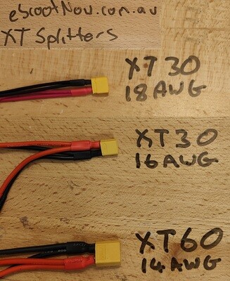 XT30 /  XT60 / XT90 Connectors, Prepared Leads, Splitters &amp; Adaptors