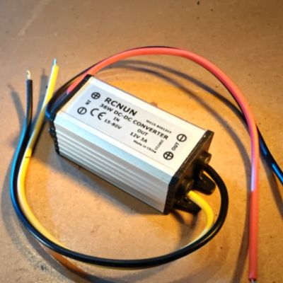 12V 3A (36w) Buck Converter (15-80v input)