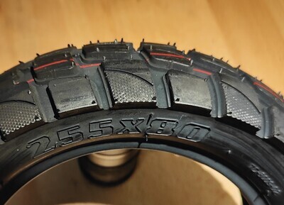 255x80 {80/65-6 10x3.0} Semi Off-Road Tyre (tube type) [TurboTread DynoGrip HT004 | Tuovt TD-8009]