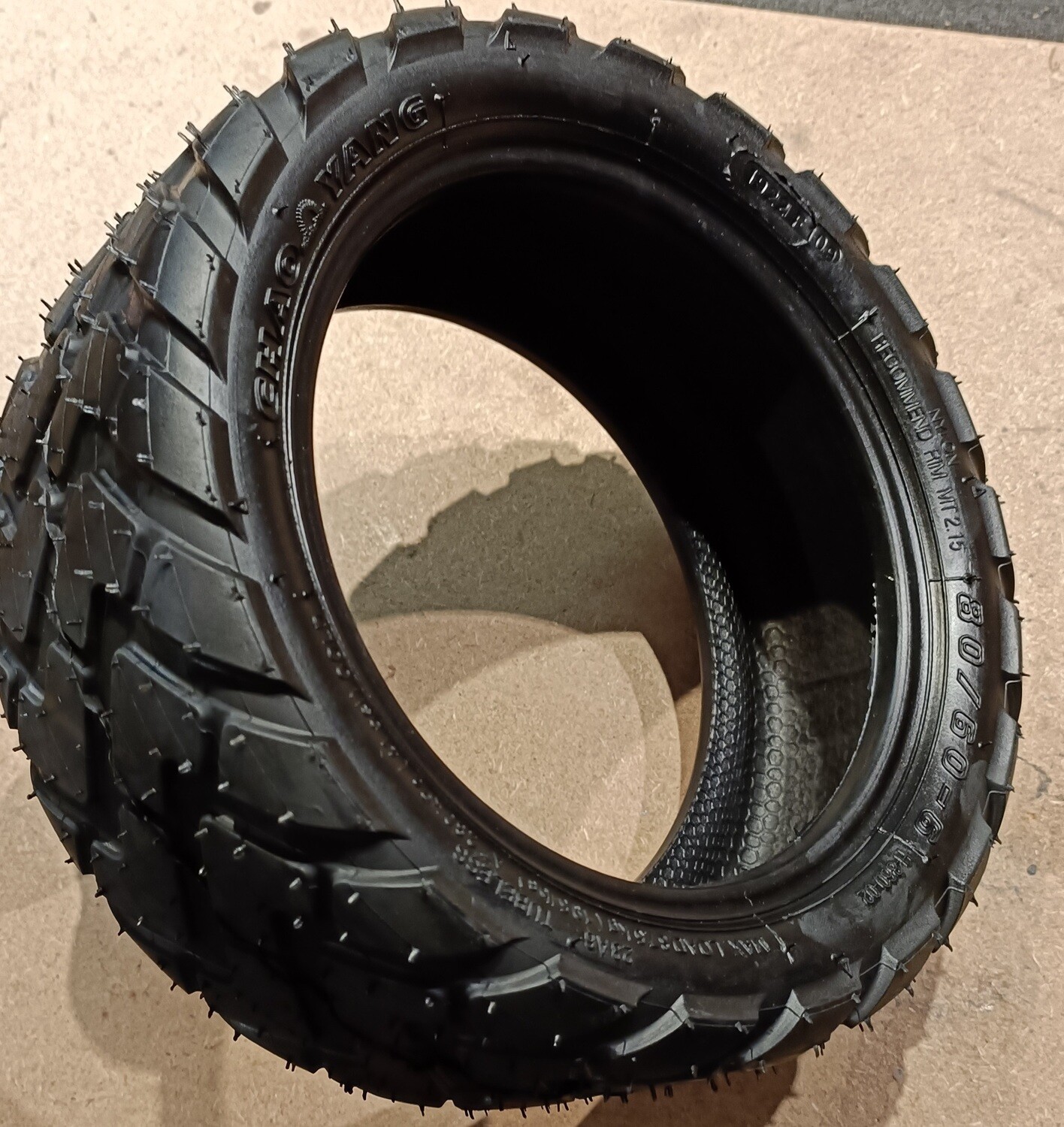 Chao Yang 80/60-6 Semi Off-Road Tyre (tubeless) [H-860]