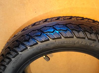 CST 12½x2¼ (62-203) {12.5x2.25 -8} Tyre (tubeless &amp; tube type) w/ Tube [C-1737]