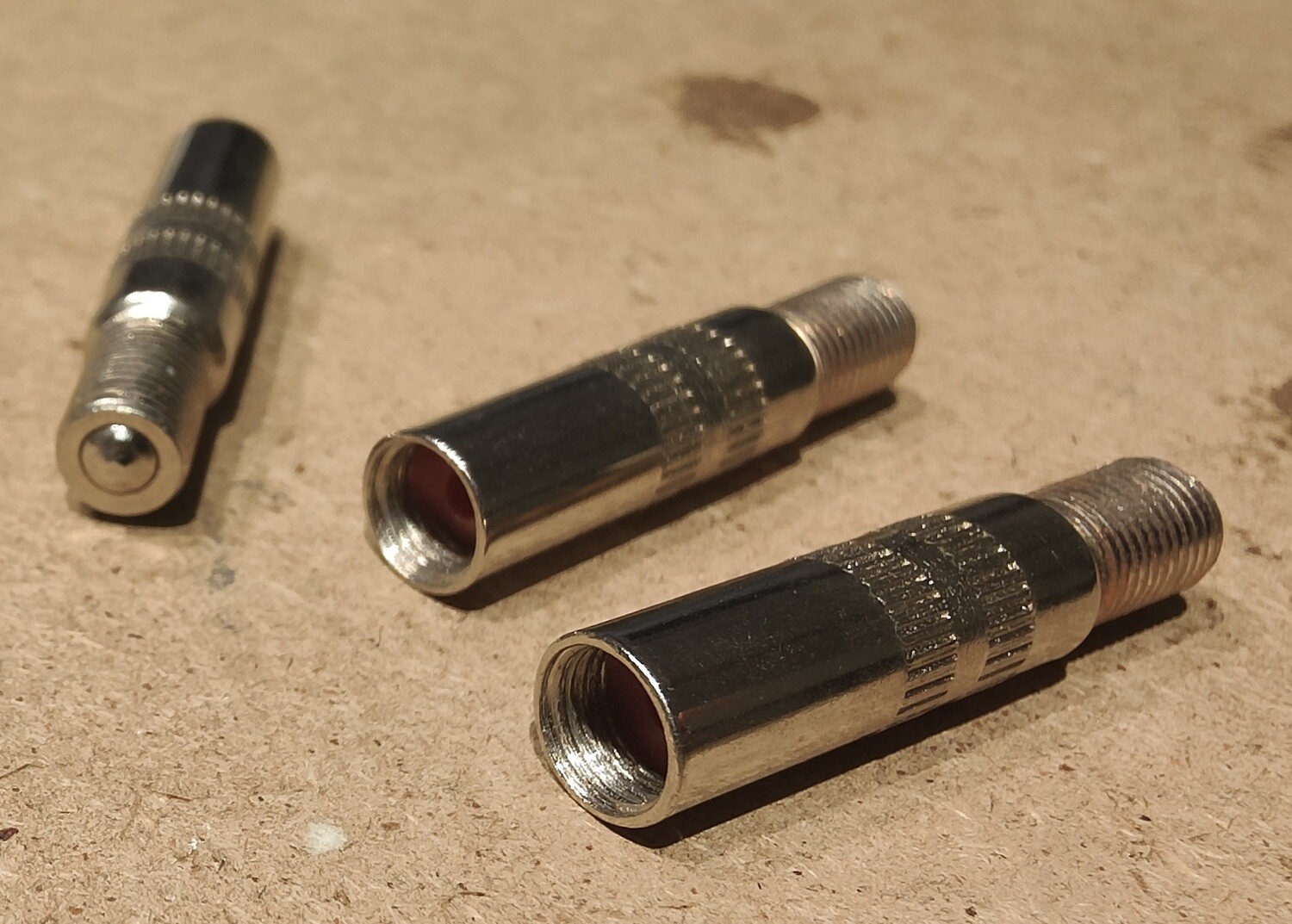 Schrader Valve Stem Extender - Straight 25mm and 39mm