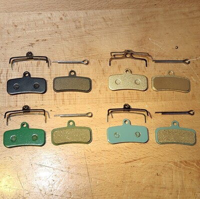 Rectangular "Logan" 4-Piston Brake Pad (Shimano D02S/D03S)