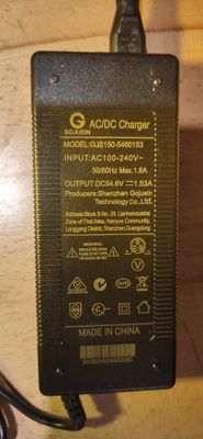 TurboCharge Charger 54.6V for 48V GX16-3F 1.5/2A  [GJS150 | XQH126]