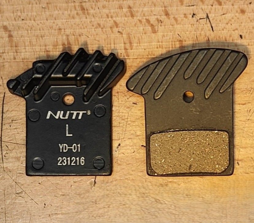 Rectangular NUTT Brake Pad (Cooling Enhanced), Variant: YD-01 (2 piston)