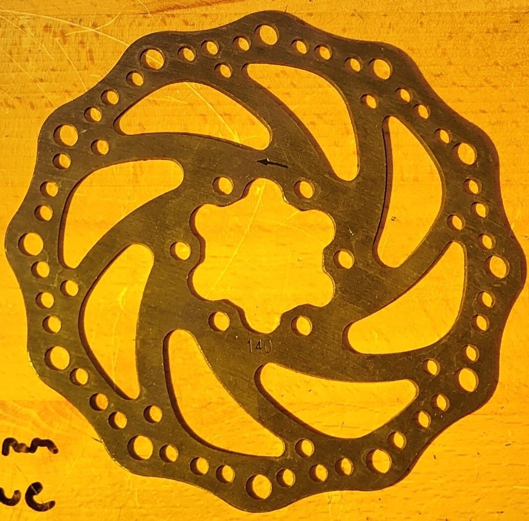 140mm Brake Disc Rotor Wave [TurboBrake 2.3mm Slotted | NAMI 2.3mm], Variant: 1.8mm - Generic Aftermarket