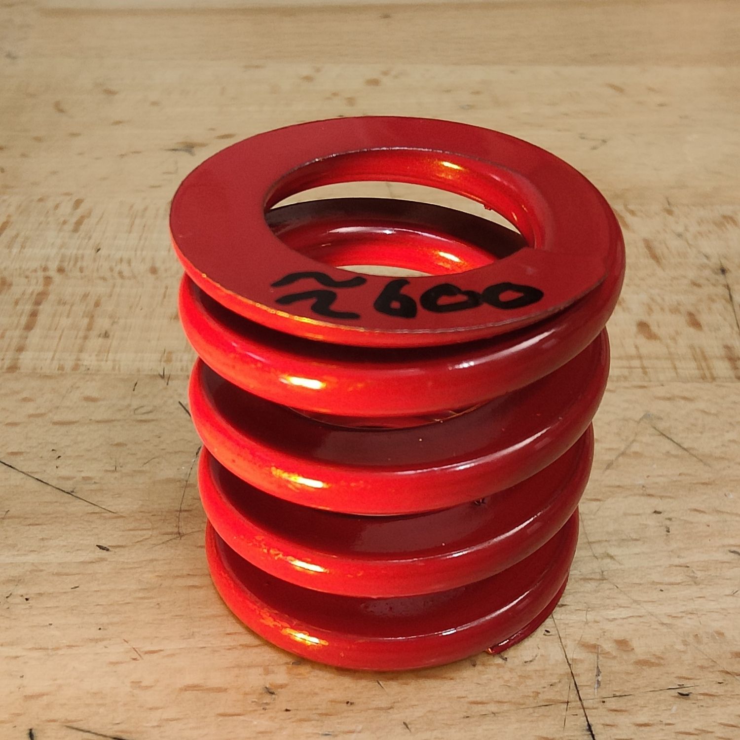 TurboTouch Rear Suspension Service Kit for Kaabo Wolf Warrior 11/GT: 40x40/51mm Springs, 20x30/32mm Bush [Kaabo | FIBRO], Springs (pair): 40mm - ~600lbf - Kaabo Red (Stock Factory)