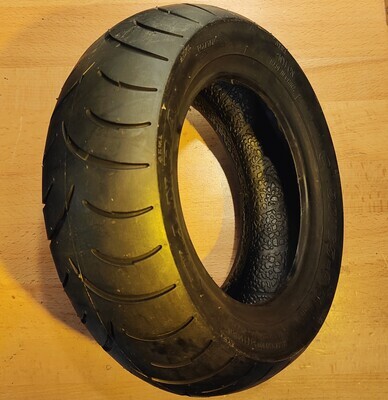 AoXin 90/65-6.5 Semi-Slick Road Tyre (tubeless, OSH) [TurboTread DynoSlick P6219 Wanda]