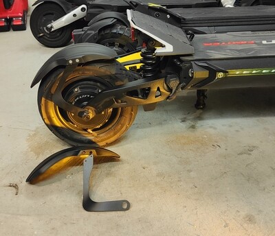 Teverun Fighter Series Plastic Fender (Mud Guard with brackets) suit most 11" eScooters