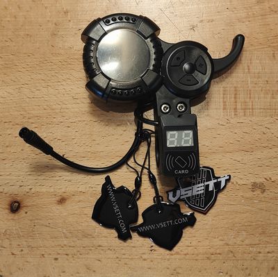 NFC Throttle/Display (LCD to 60V)  [VSETT | Dragon Raptor VDM-10 {Zero}]