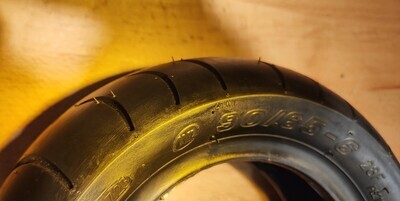 AoXin Wanda / Xuancheng 90/65-6 Semi-Slick Tyre (tubeless, OSH) [TurboTread DynoSlick: P6219 28F / XC-28F]
