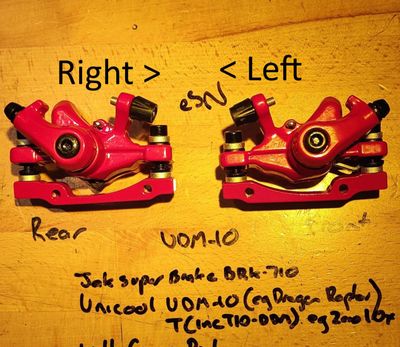 Cable Brake Calliper VDM-10 (Dragon Raptor) / T10-DDM (Zero 10X)