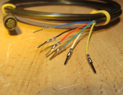VDM-10 Display Communication Cable (M8 6-pin - JST SM 6-pin suit Dragon Raptor, Zero 10X etc.)