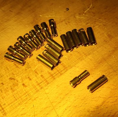 Gold Bullet Connector (Banana connector 5/5.5/6.5mm)