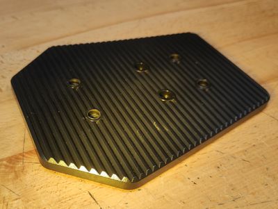 Rear Plate (footrest) suit Dragon Raptor VDM-10