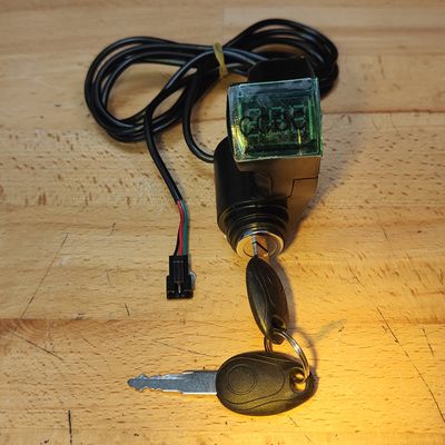 Keylock (key lock) with Voltage Display suit Dragon Raptor, Bolzzen Gladiator, Zero 10X etc {VDM-10 / T10-DDM}