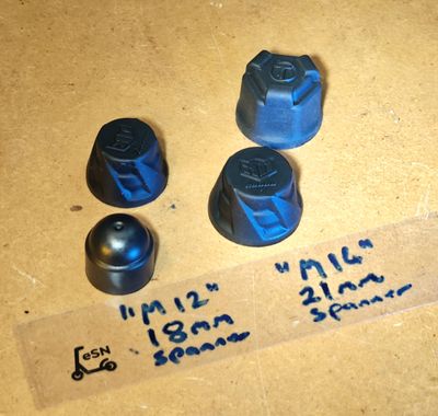 TurboTight Axil (Axle) Nut Cover [KAABO | Teverun}
