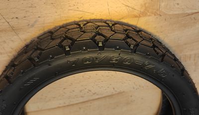 Yuanxing 70/60-7.5 Semi Off-Road Tyre (tubeless) [CY-397 28B]