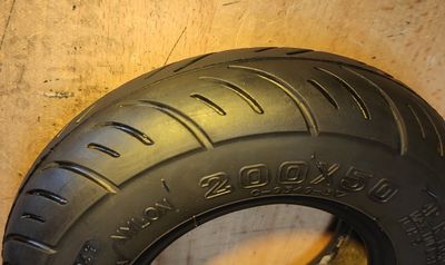 CST 200x50 {8x2"} Road Tyre (tube type) [C-9349]