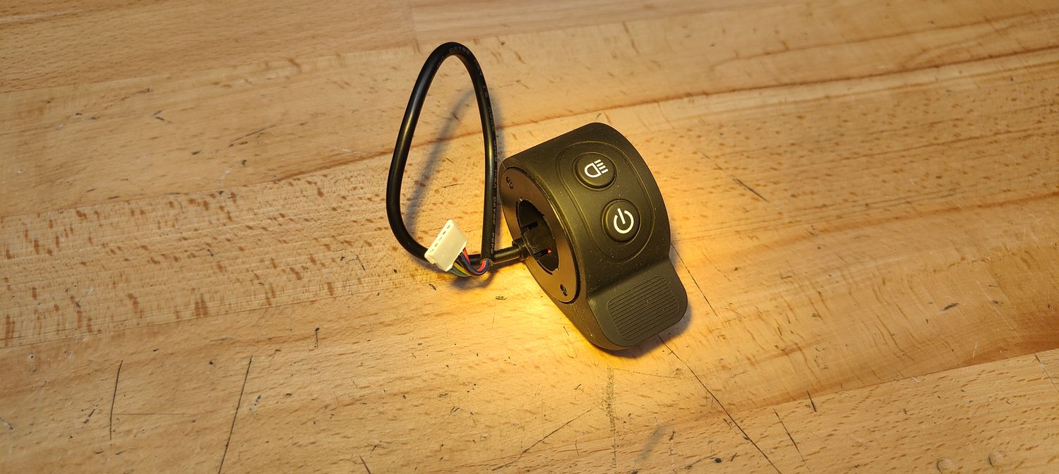 Throttle with 2 buttons (5-pin)