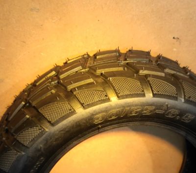 90/65-6.5 Semi Off-Road Tyre (tubeless) [TurboTread DynoGrip HT035]