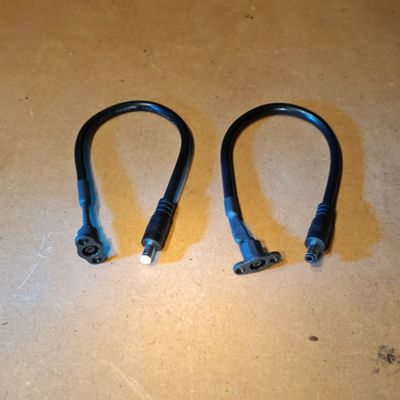 TurboCharge Conversion Cable 8MM Socket to 5.5mm 2.1 &amp; 2.5mm Plug