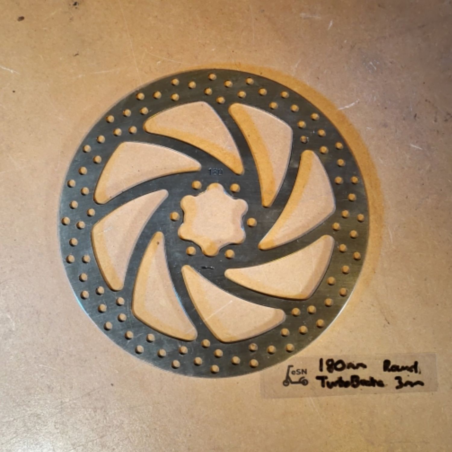 180mm Brake Disc Rotor Round [TurboBrake 3mm]