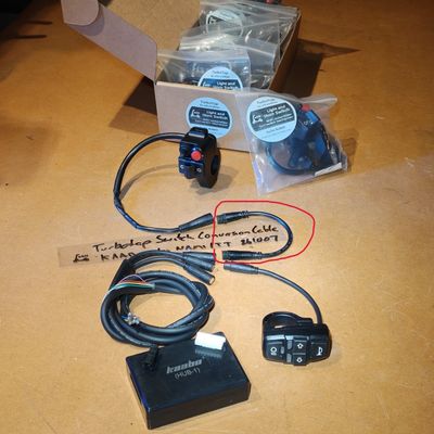 TurboTap Light and Horn Switch Conversion Cable - Kaabo to NAMI/TT