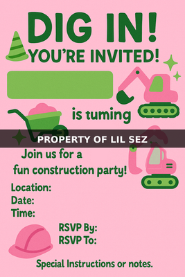 Invitations - Birthday / Special Events -- INSTANT PDF DOWNLOAD