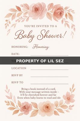 Baby shower invitations