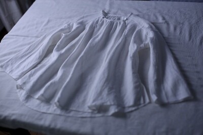 インドシナのホワイトリネンブラウス Linen blouse 白/White