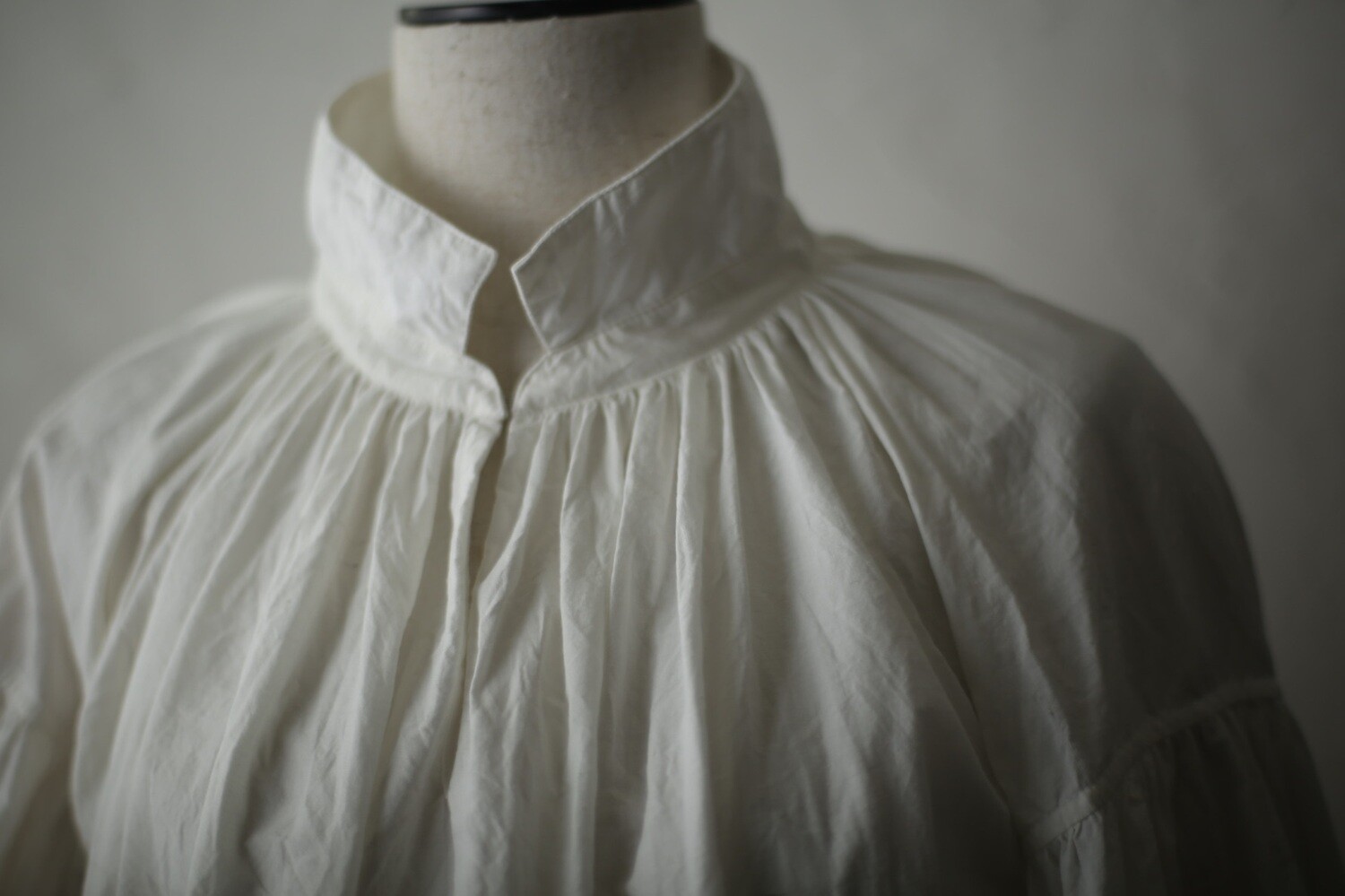 Khadi cotton blouse. HBS-22「オフ/Neutral」