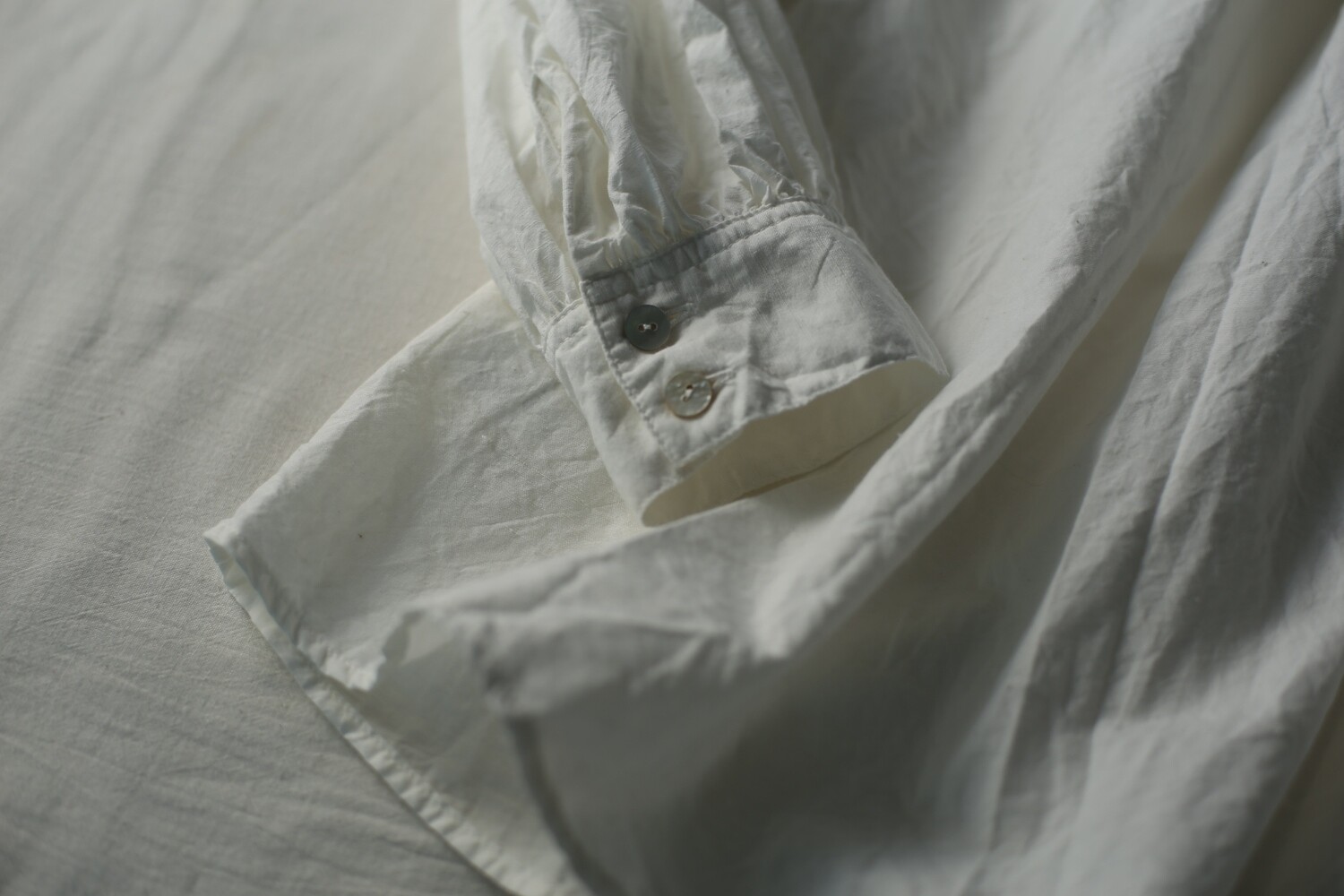 Khadi cotton blouse. HBS-22「オフ/Neutral」