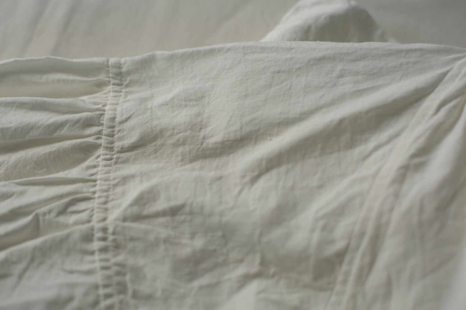 Khadi cotton blouse. HBS-22「オフ/Neutral」
