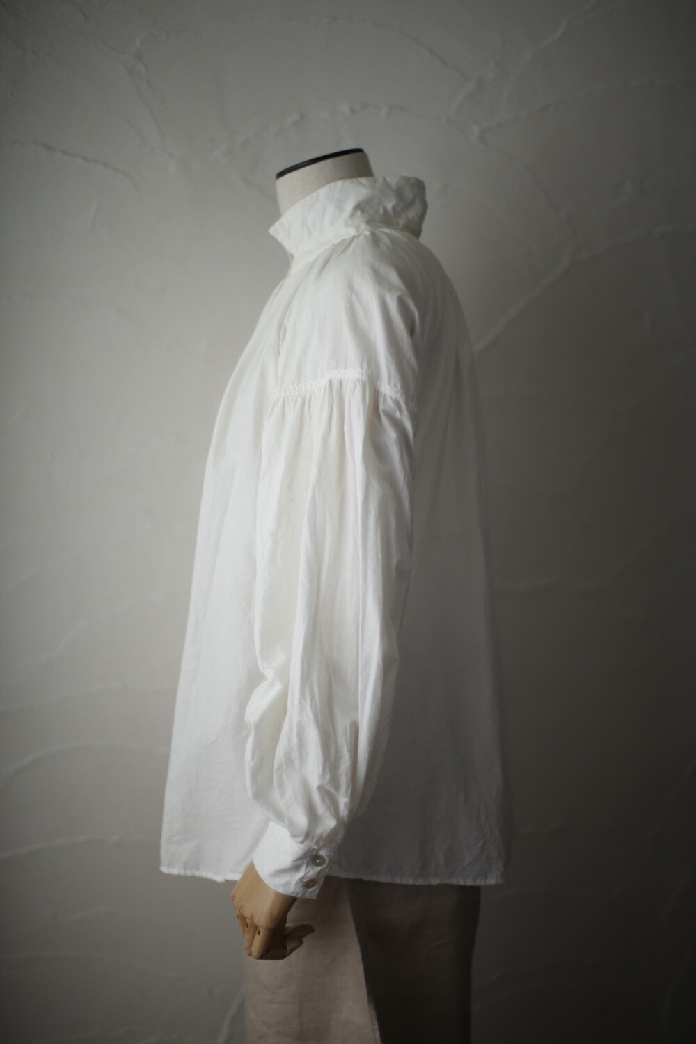 Khadi cotton blouse. HBS-22「オフ/Neutral」