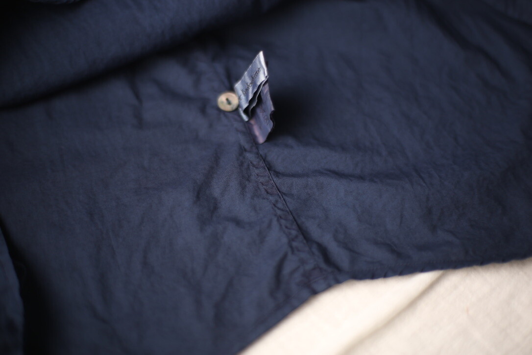 Organic cotton blouse. Color: Navy