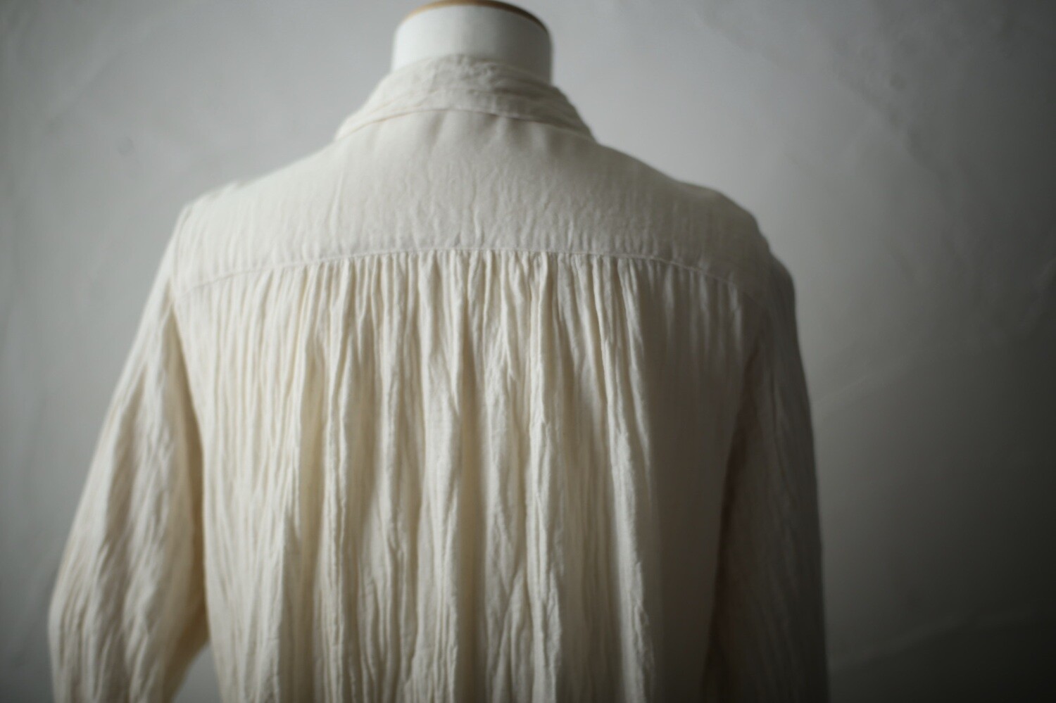 コットン ダブルガーゼブラウス Cotton double gauze blouse 「生成り/Neutral」