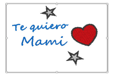 Te quiero mami - Toalla lavabo
