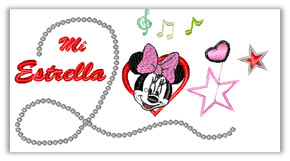 Mi estrella Minnei - Toalla ducha