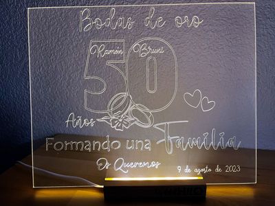 Lámpara - Bodas de Oro 1