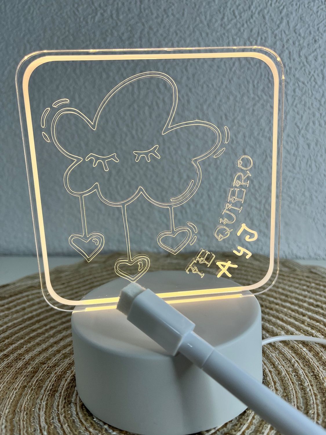 Lámpara - Nube Corazón