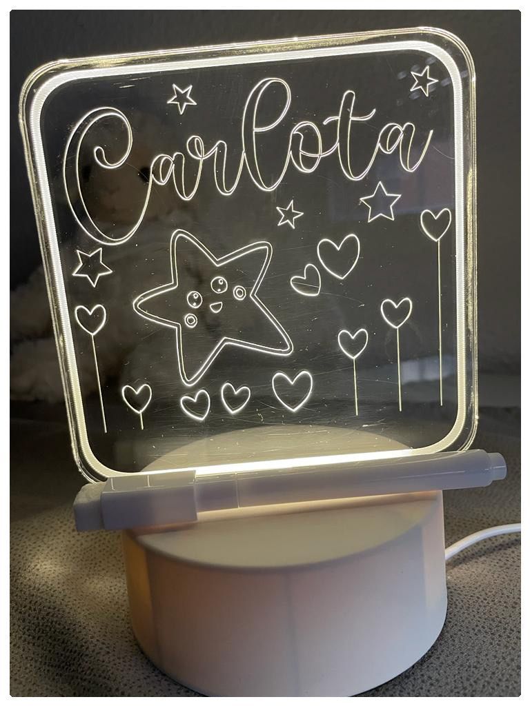 Lámpara - Estrella Corazón